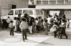 Lunch Bunch at the Vietnamese Refugee Camp